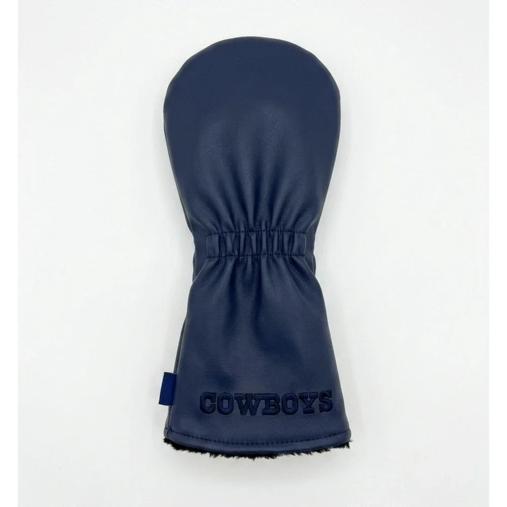 NFL Dallas Cowboys Driver Head Cover Premium Leather Quilted Cover CMC Golf NEW